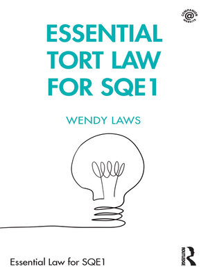 cover image of Essential Tort Law for SQE1